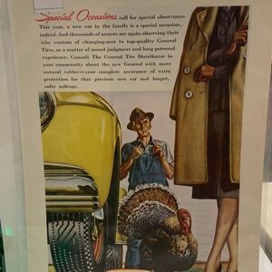 Vintage 1946 The General Tire Special Occasions Ad Advertisement